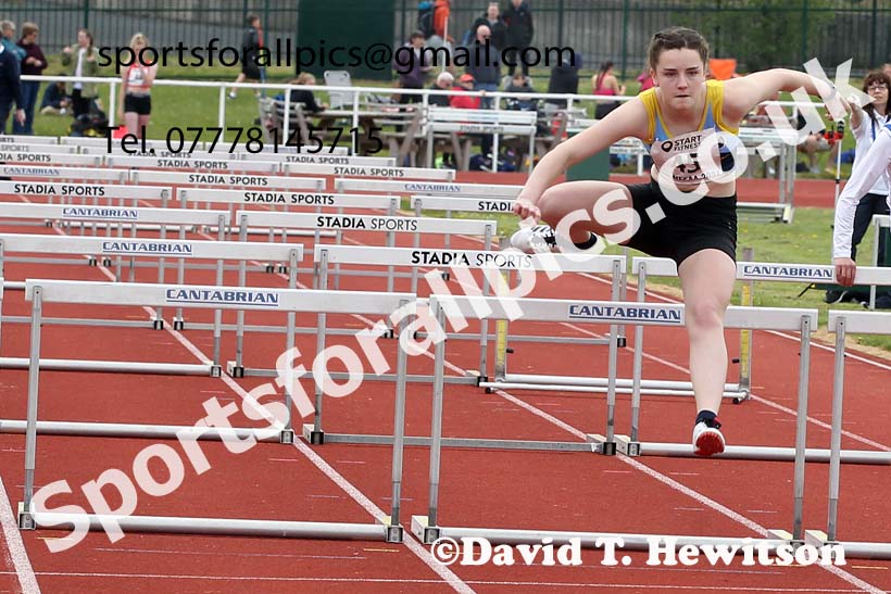Hurdles, 2021 NECAA Middlesbrough Open Meting, Sunday, May 9th. Photo: David T. Hewitson/Sports for All Pics